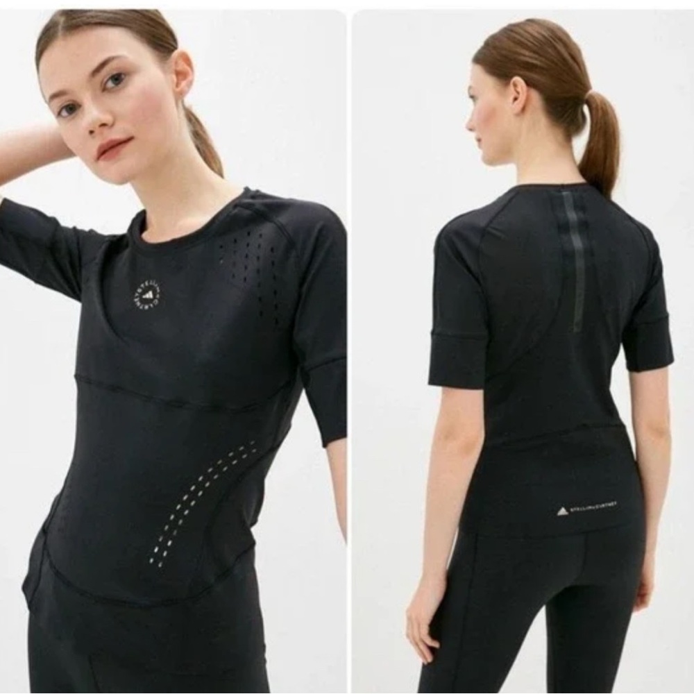 Adidas Stella McCartney true purpose tee nwt NWT L BLACK training top